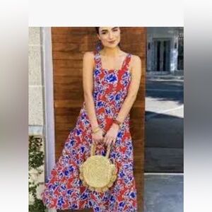 NWOT Hunter Bell New York poppy dress in royal bloom